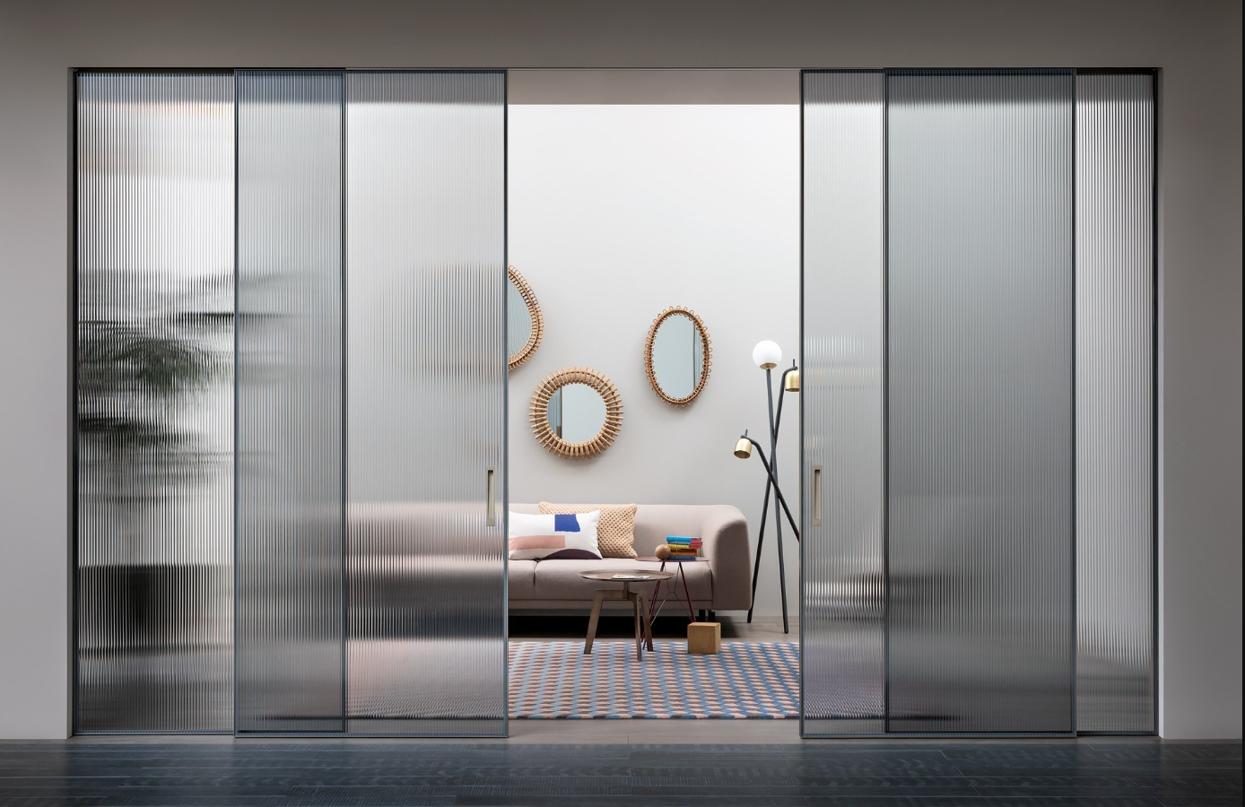 automatic telescopic sliding door