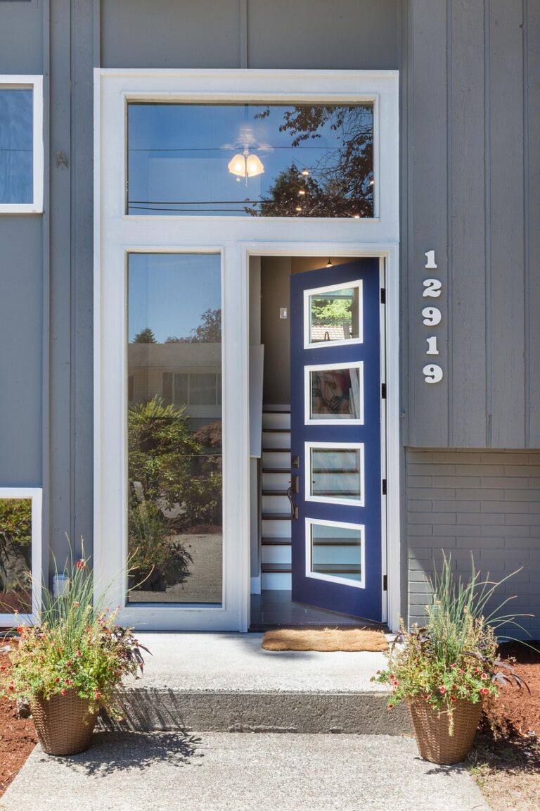 front door, 10 foot tall door, modern door, modern, mid century, blue door, entry, front door, front door, front door, front door, front door, modern door, modern door, modern door, modern door, modern door, mid century